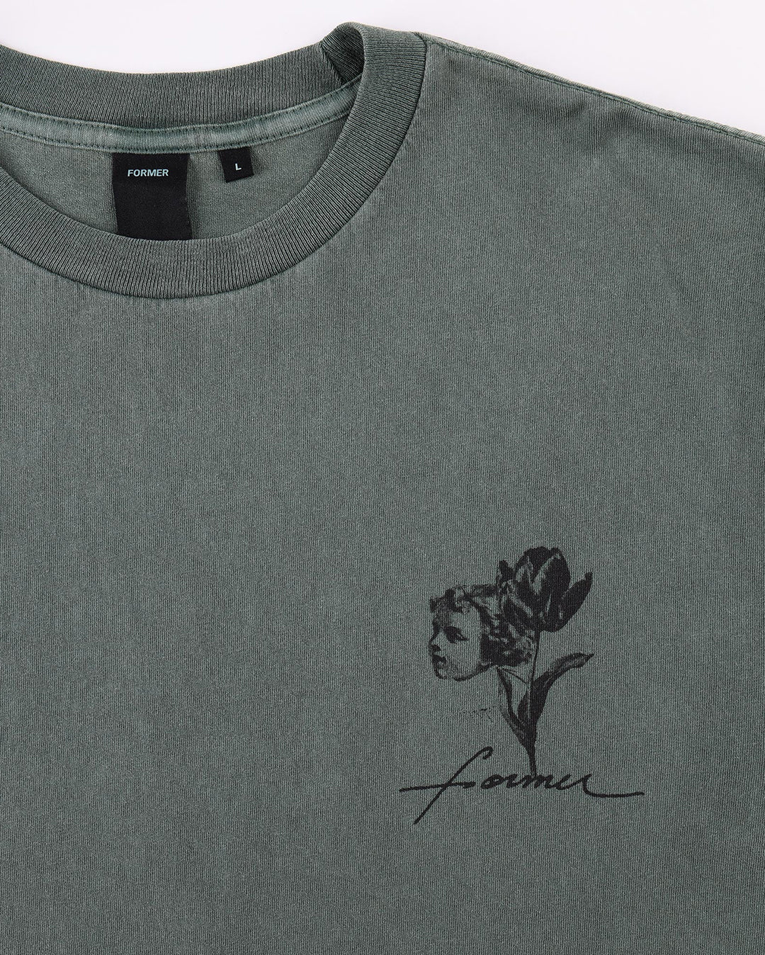 Hush T-Shirt - Washed Pine - Former