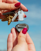 2-in-1 Can Tab Slider Keyring - Black - Huski
