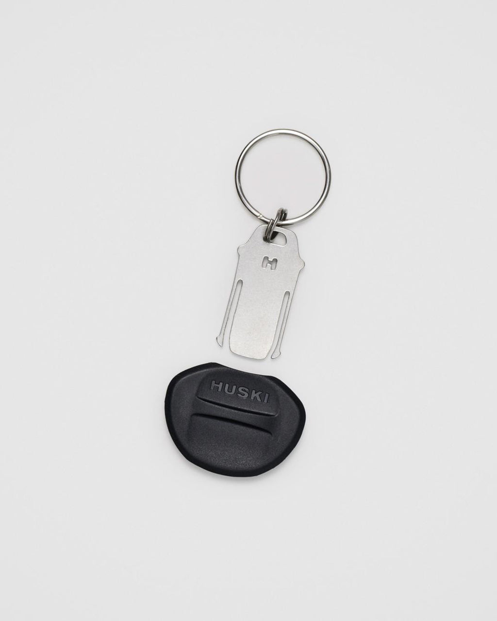 2-in-1 Can Tab Slider Keyring - Black - Huski