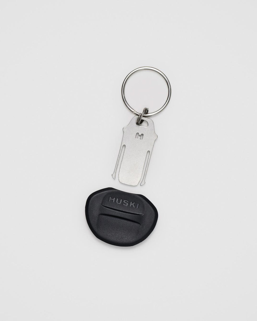 2-in-1 Can Tab Slider Keyring - Black - Huski