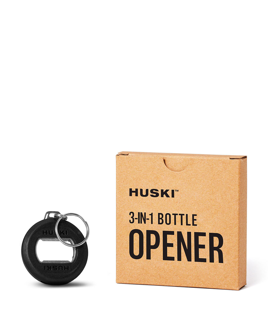 3-in-1 Bottle Opener Keyring - Huski