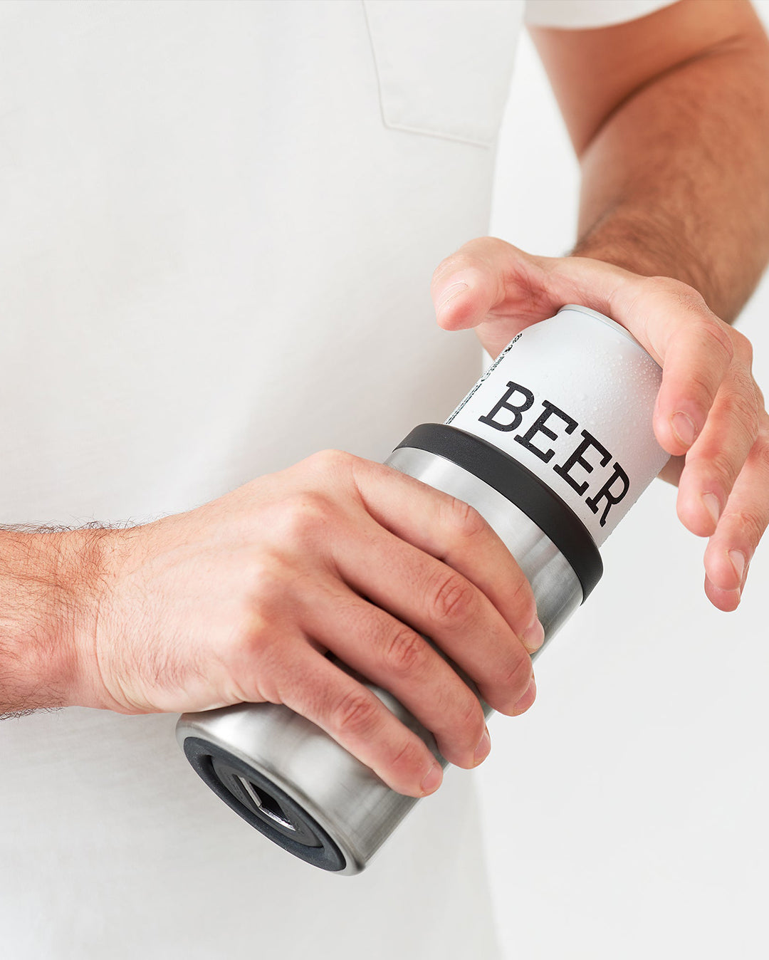 Beer Cooler 2.0 - Brushed Stainless - Huski