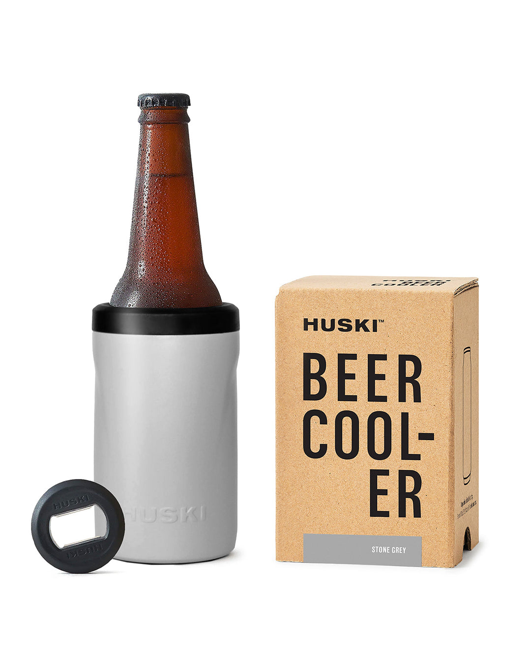 Beer Cooler 2.0 - Stone Grey - Huski