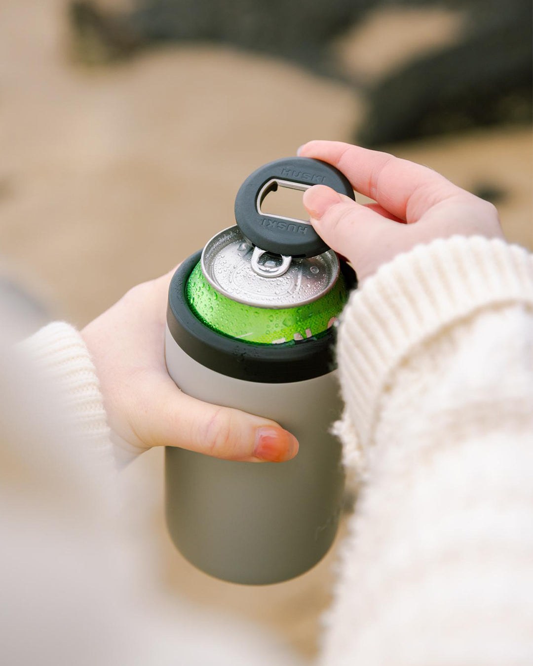 Beer Cooler 2.0 - Stone Grey - Huski