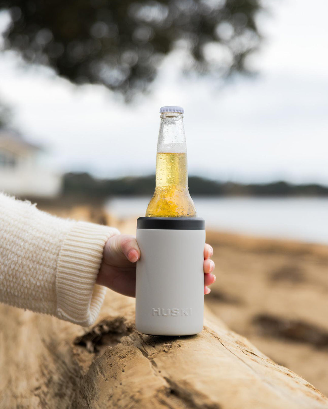 Beer Cooler 2.0 - Stone Grey - Huski
