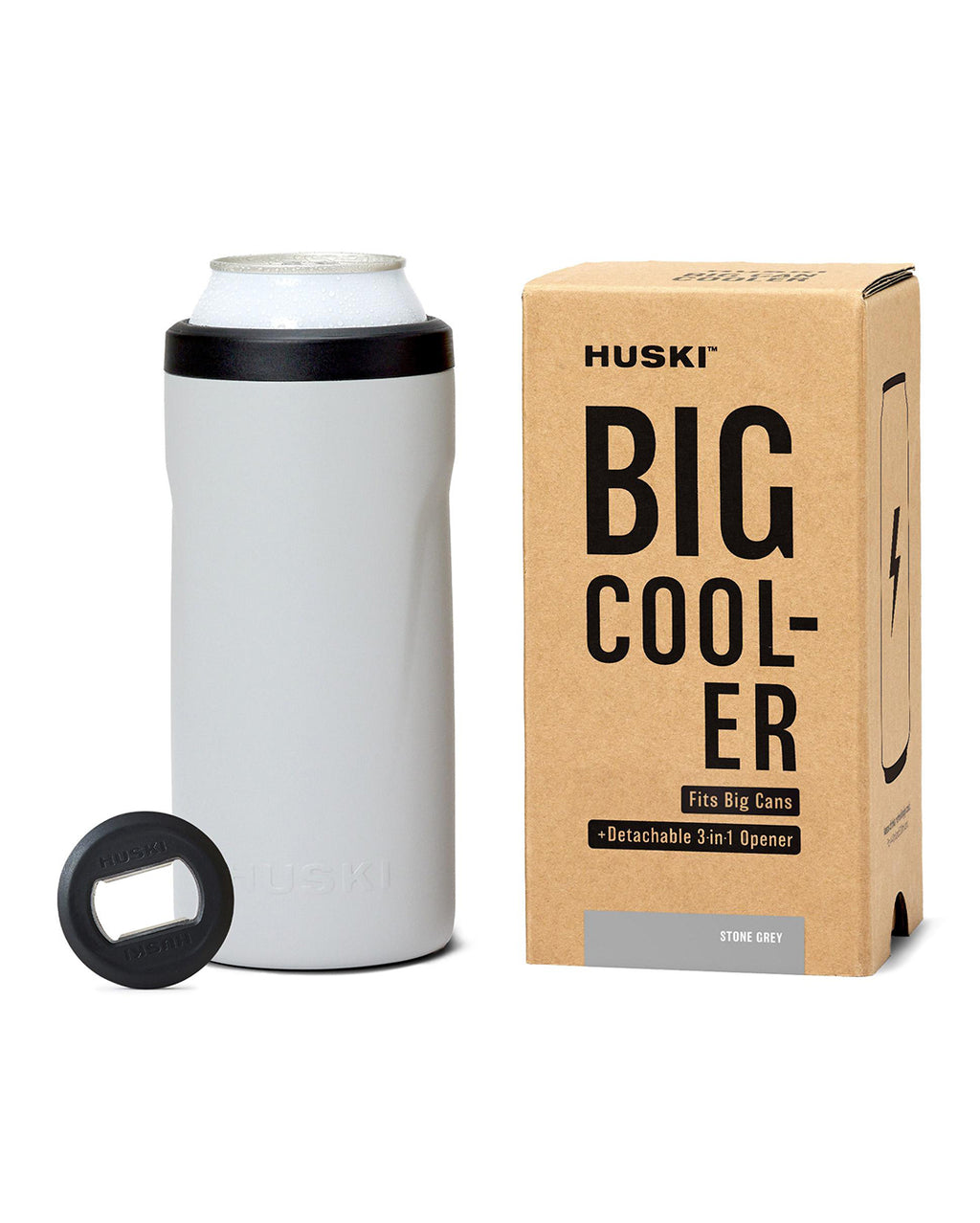 Big Can Cooler - Stone Grey - Huski
