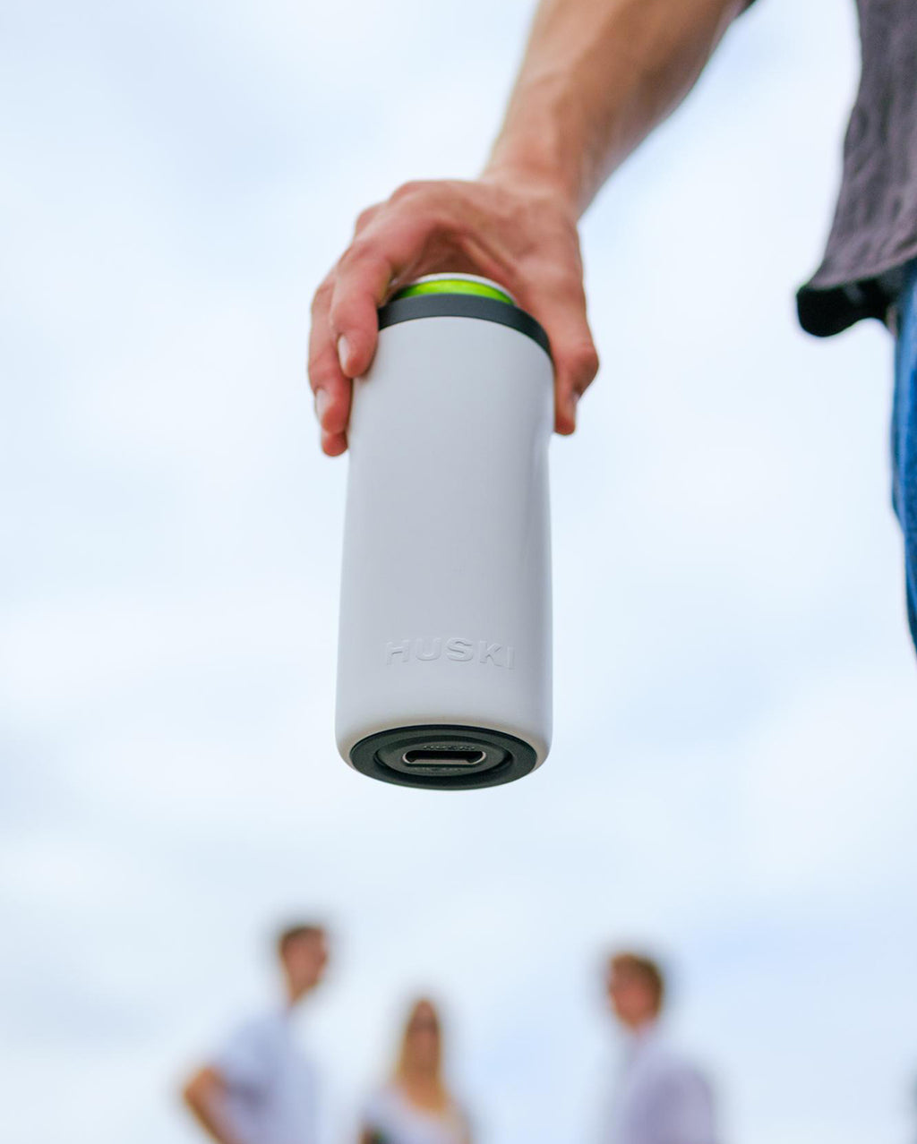 Big Can Cooler - Stone Grey - Huski