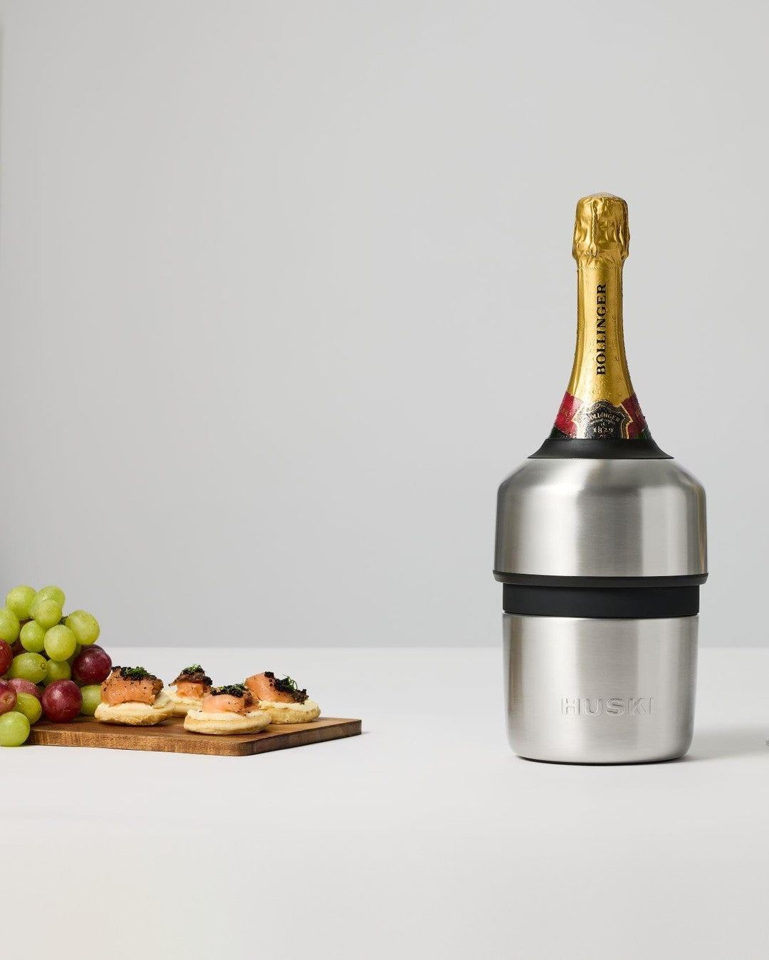 Champagne Cooler - Brushed Stainless - Huski