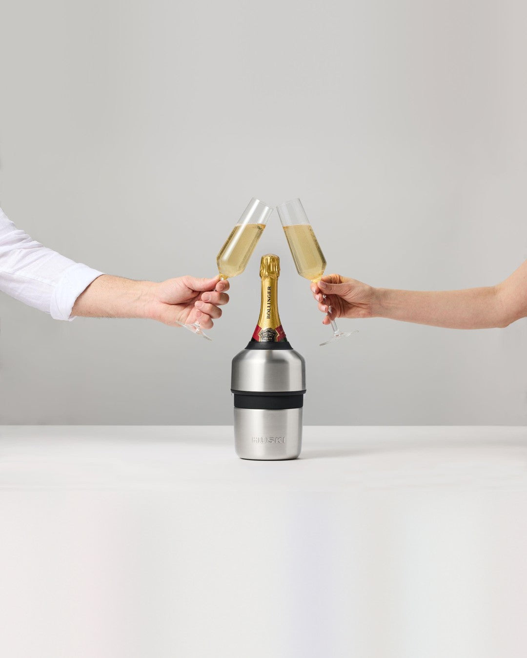 Champagne Cooler - Brushed Stainless - Huski