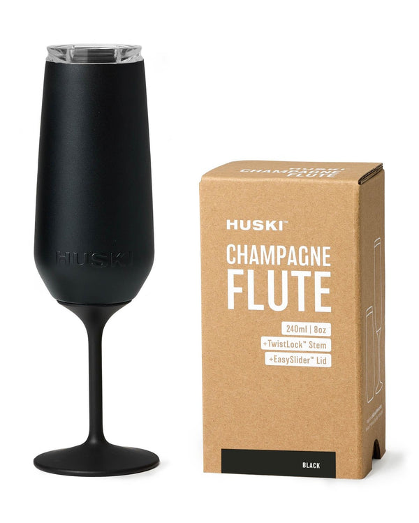 Champagne Flute - Black - Huski