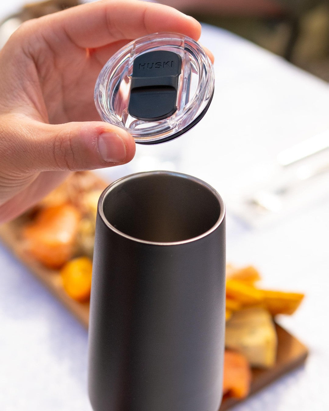Champagne Flute - Black - Huski