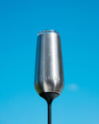 Champagne Flute - Brushed Stainless - Huski