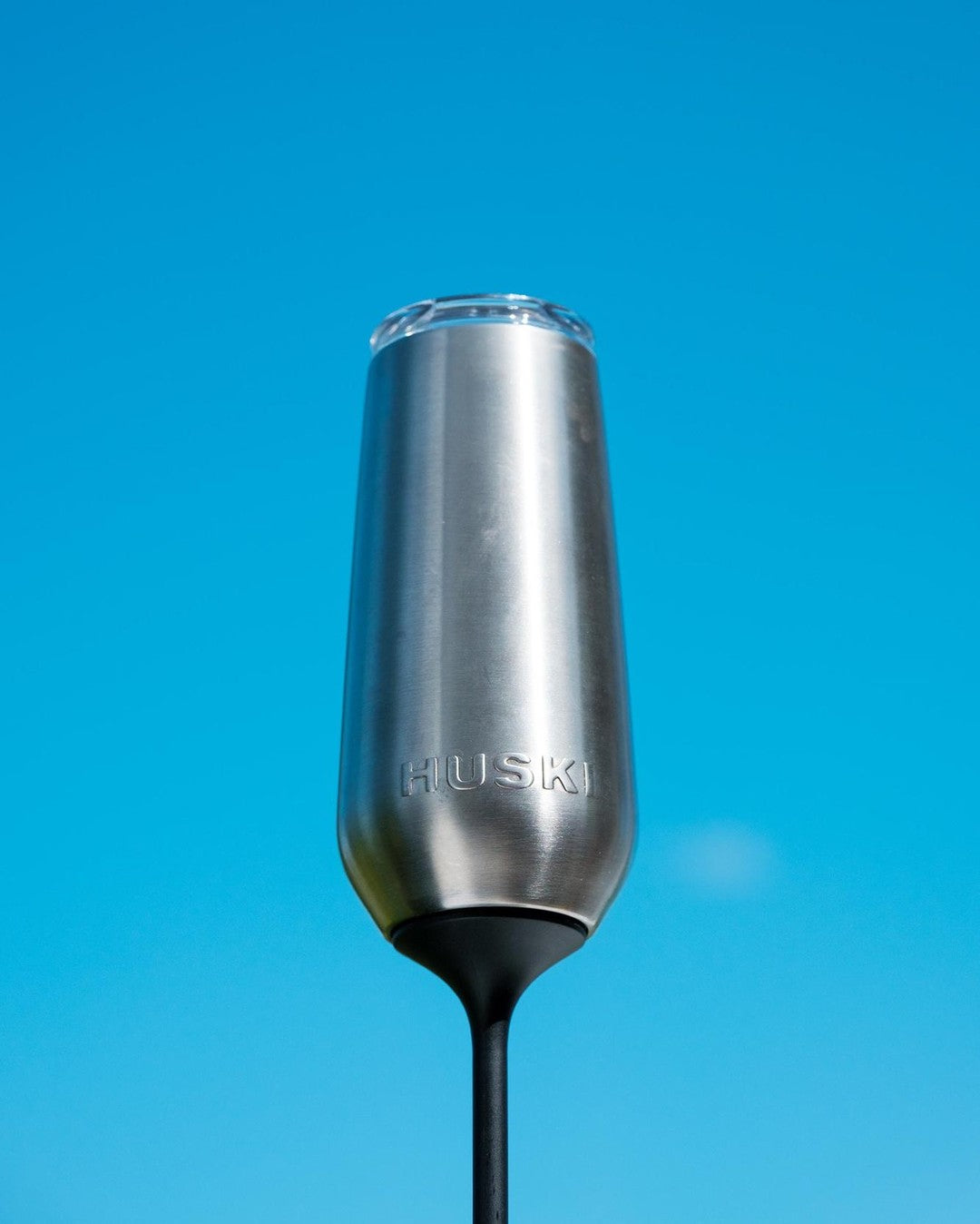 Champagne Flute - Brushed Stainless - Huski