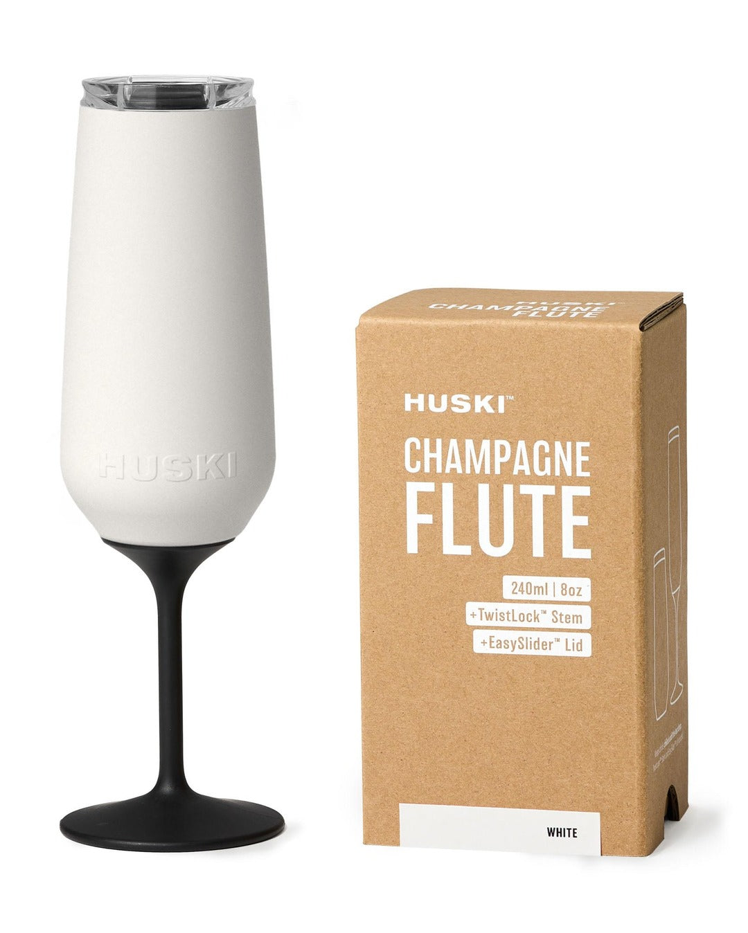 Champagne Flute - White - Huski