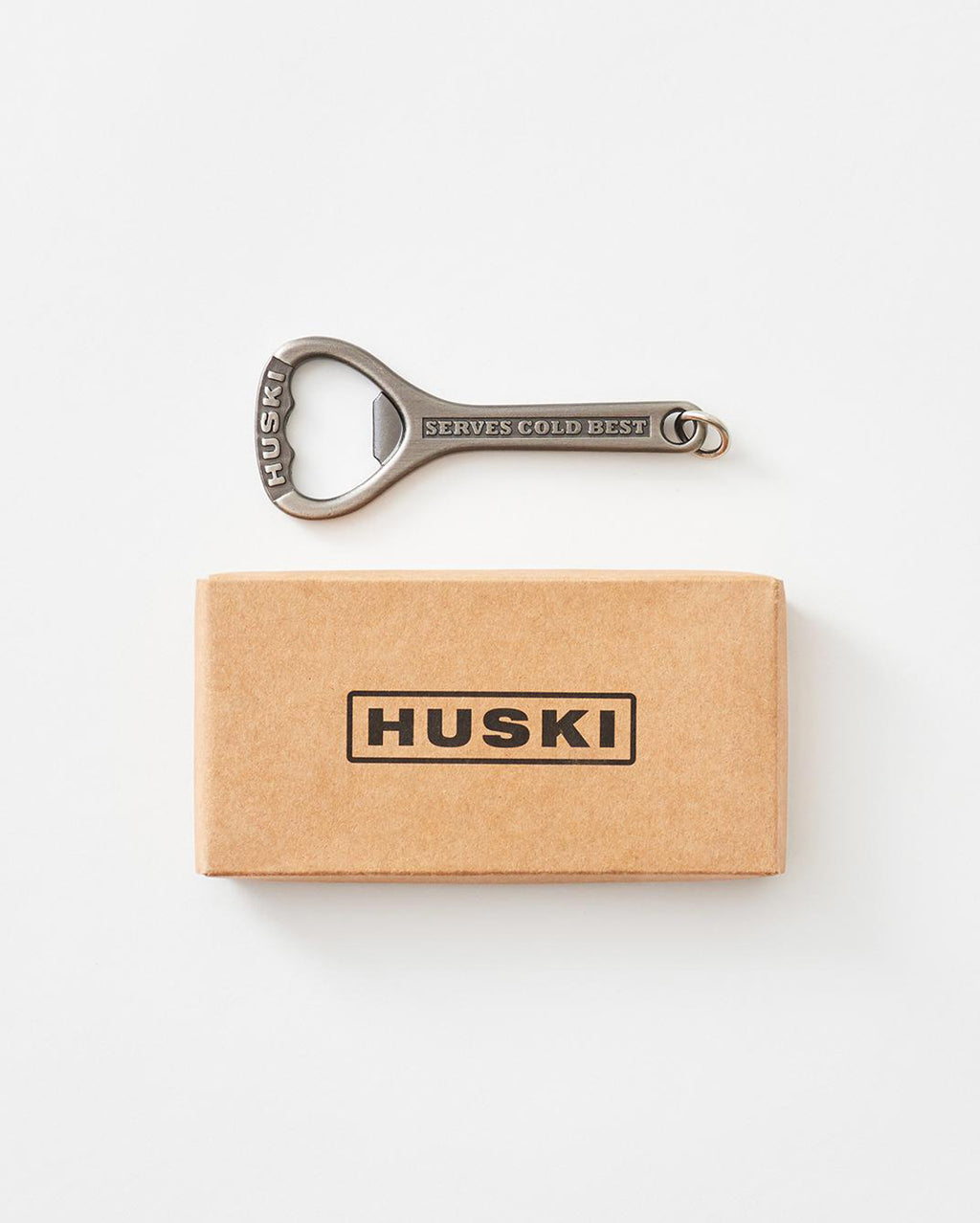 Classic Bottle Opener - Brushed Stainless - Huski