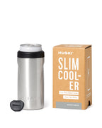 Slim Can Cooler - Brushed Stainless - Huski