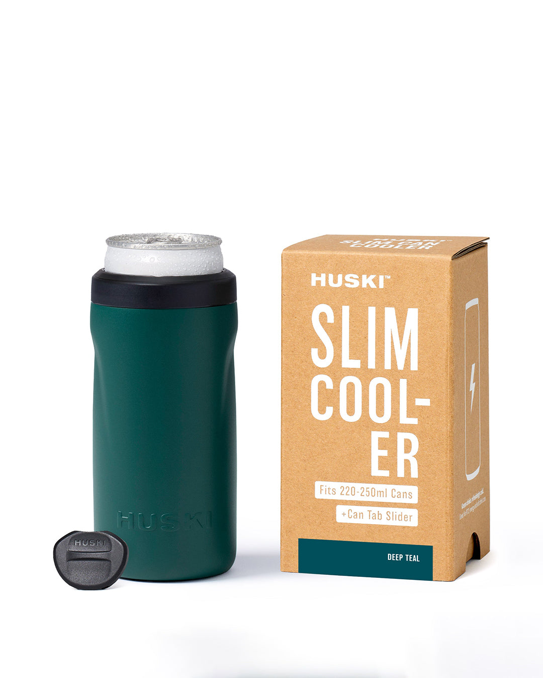 Slim Can Cooler - Deep Teal - Huski