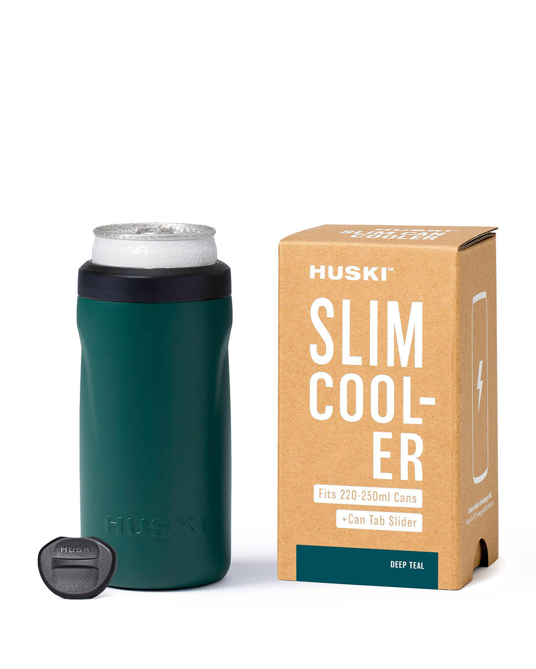 Slim Can Cooler - Deep Teal - Huski