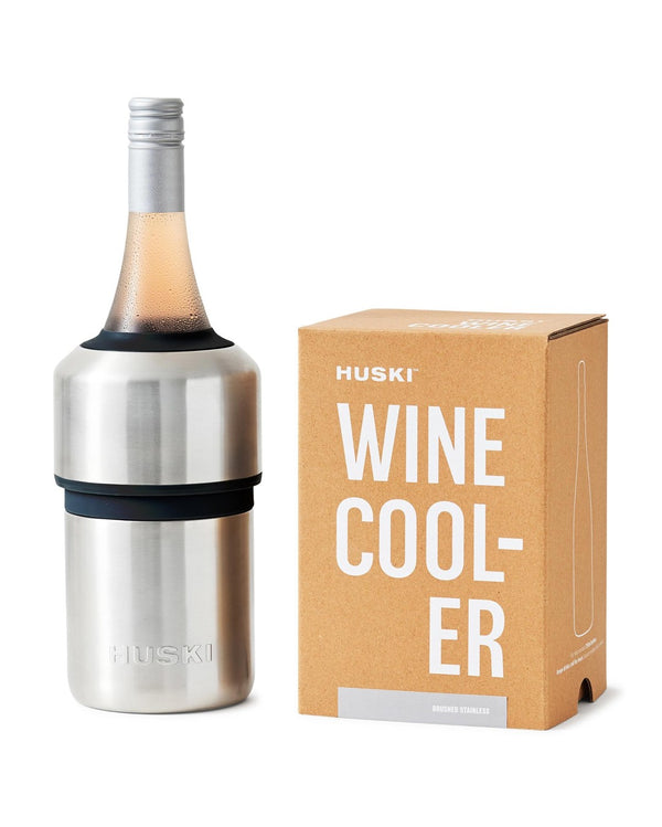 Wine Cooler - Brushed Stainless - Huski