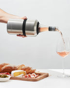 Wine Cooler - Brushed Stainless - Huski