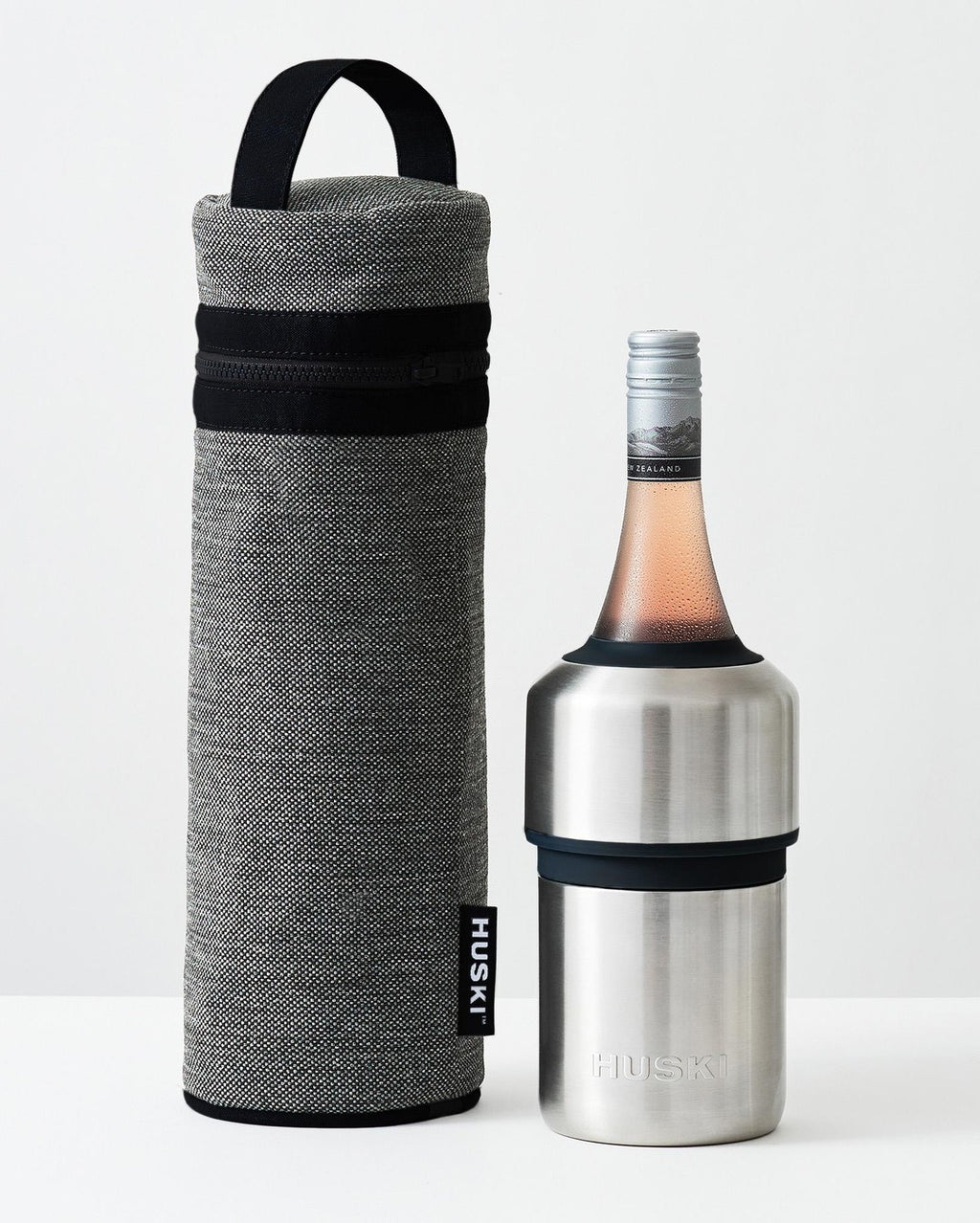 Wine Cooler Tote - Charcoal Grey - Huski