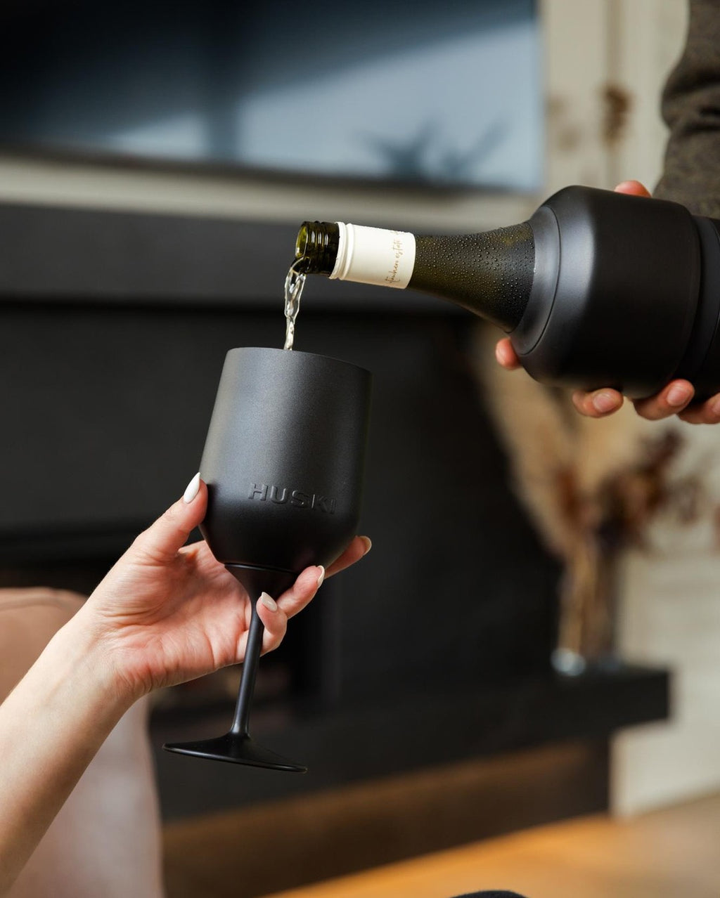 Wine Tumbler 2.0 - Black - Huski