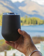 Wine Tumbler 2.0 - Black - Huski