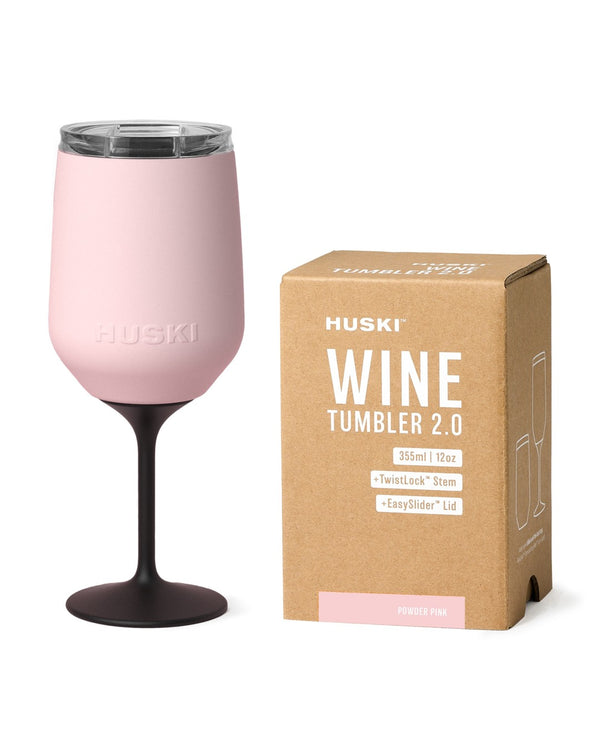 Wine Tumbler 2.0 - Powder Pink - Huski