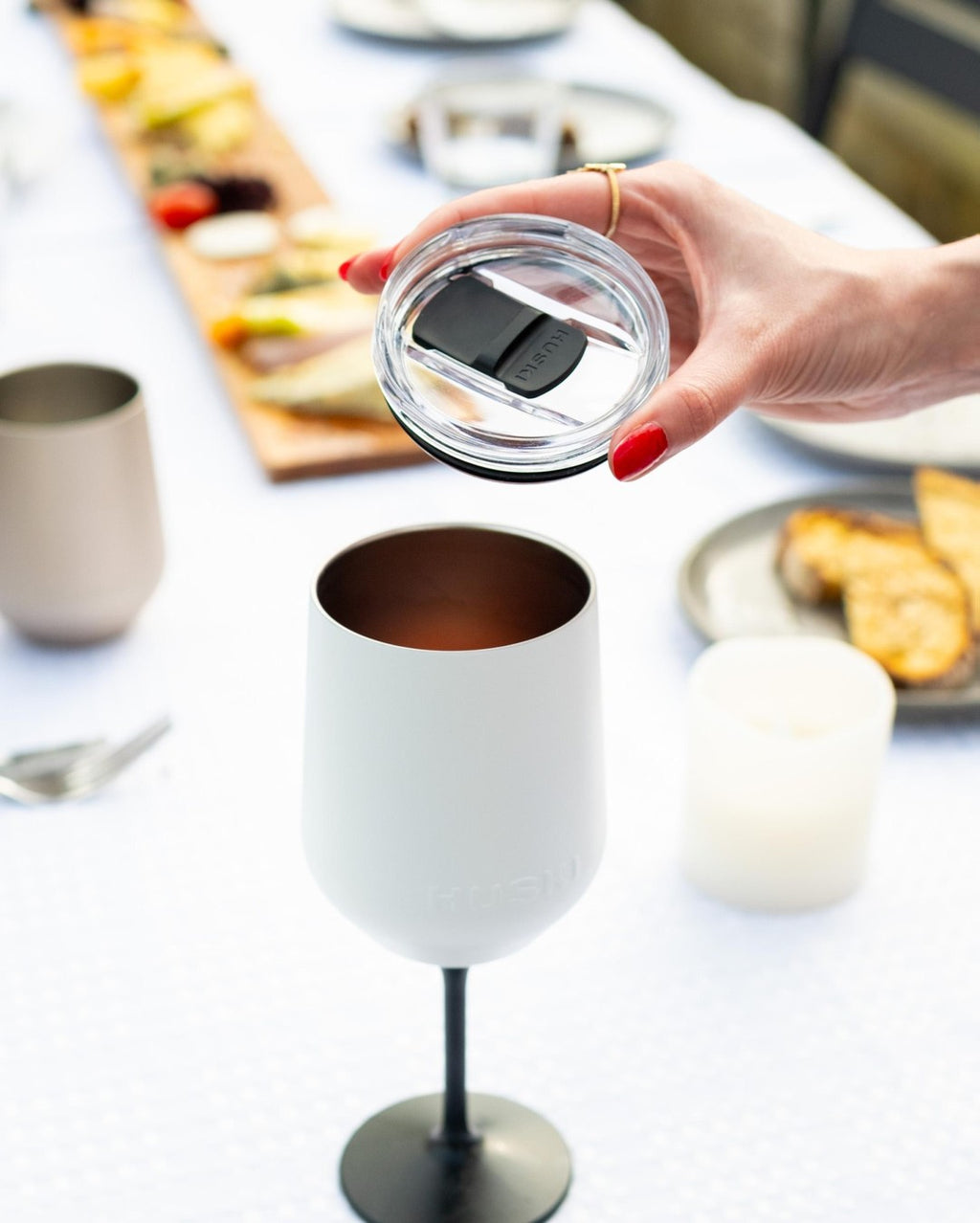 Wine Tumbler 2.0 - White - Huski