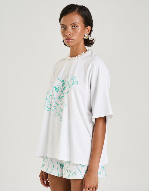 Band Tee - I Heart U by Summi Summi - view 2