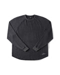 Illusion Long Sleeve Waffle - Acid Black - Former