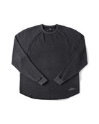 Illusion Long Sleeve Waffle - Acid Black - Former