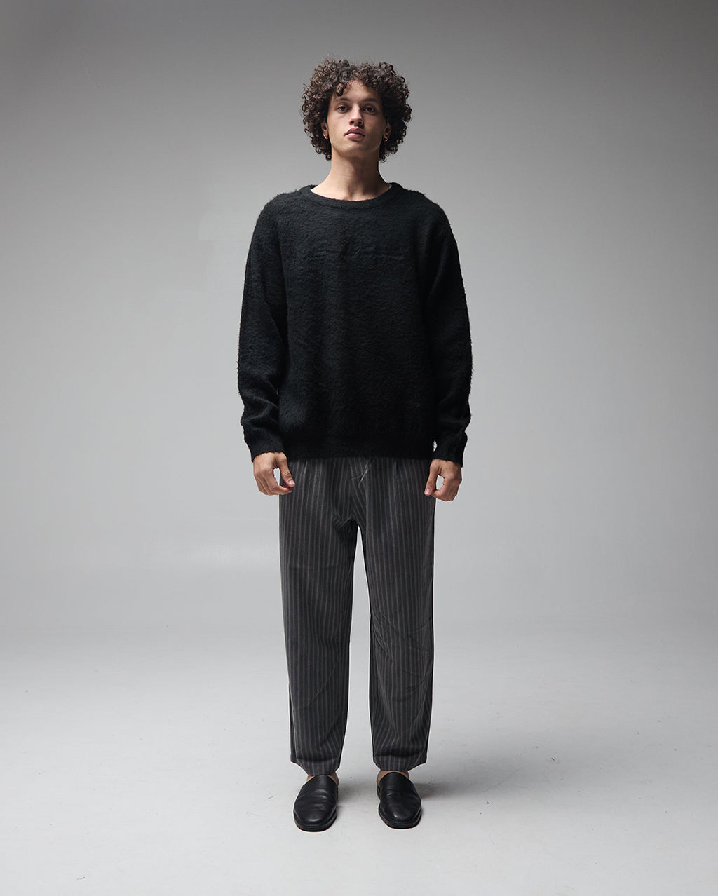Illusion Mohair Knit - Black - Former