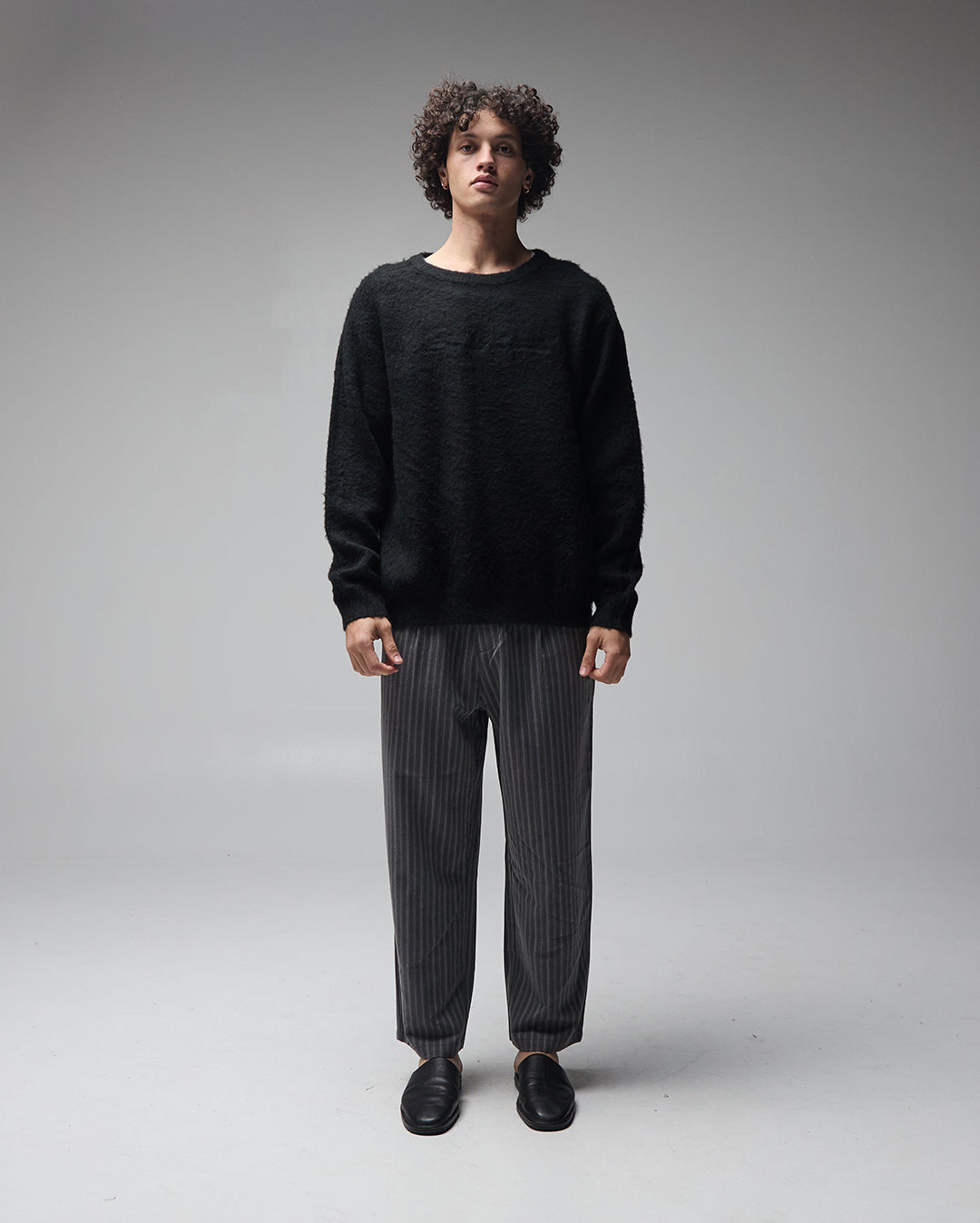 Illusion Mohair Knit - Black - Former