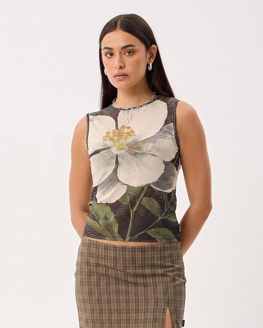 Jasmine - Recycled Sheer Tank - Multi - Afends