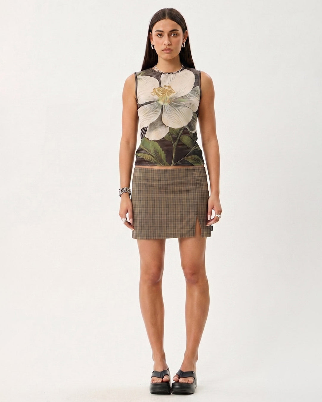 Jasmine - Recycled Sheer Tank - Multi - Afends