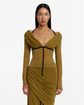 Jolie Long Sleeve Top - Mossgold - Significant Other