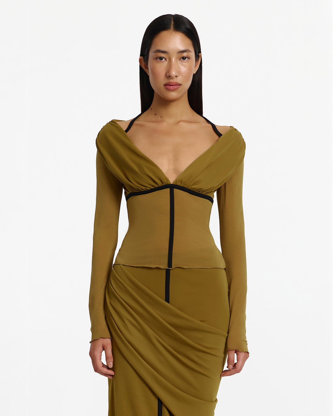 Jolie Long Sleeve Top - Mossgold - Significant Other