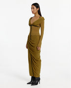 Jolie Long Sleeve Top - Mossgold - Significant Other