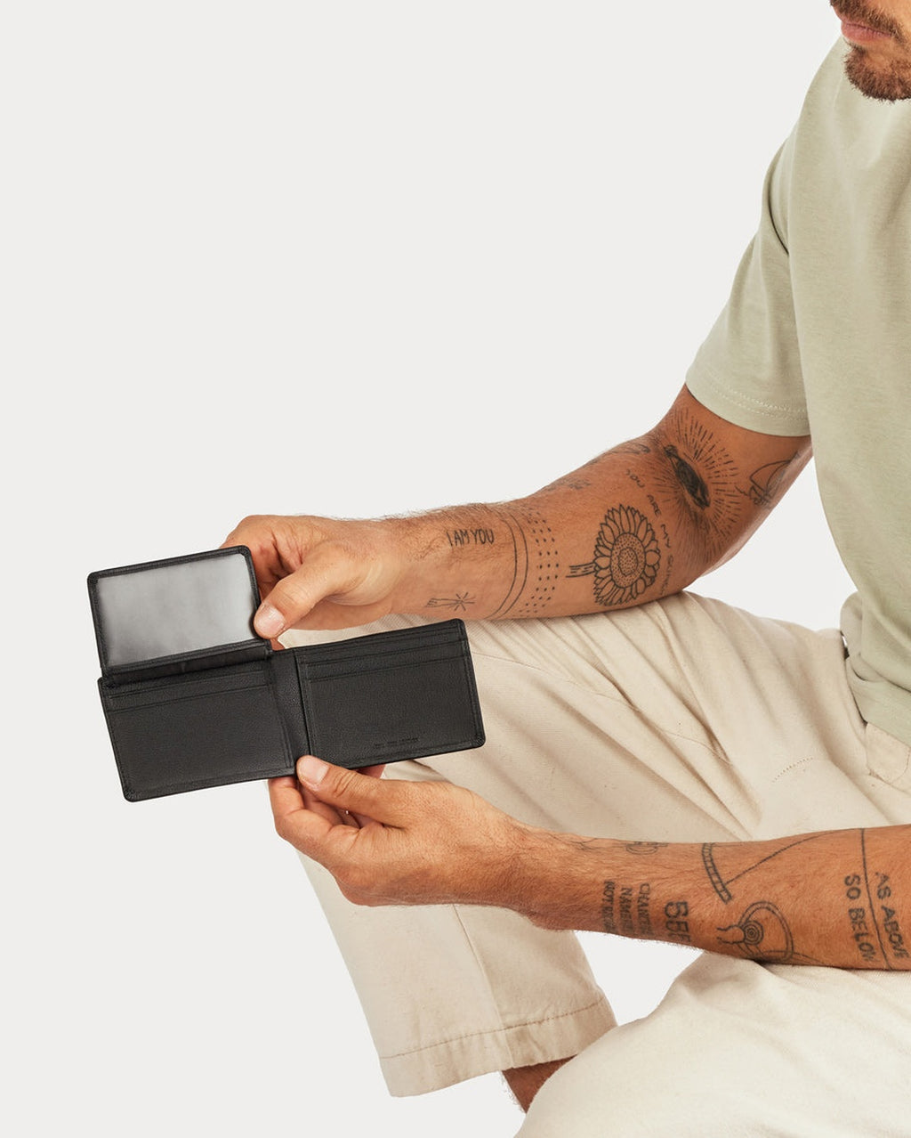 Jonah Wallet - Black - Status Anxiety