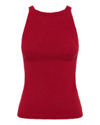 Kharis Knit Tank - Cherry - Nude Lucy