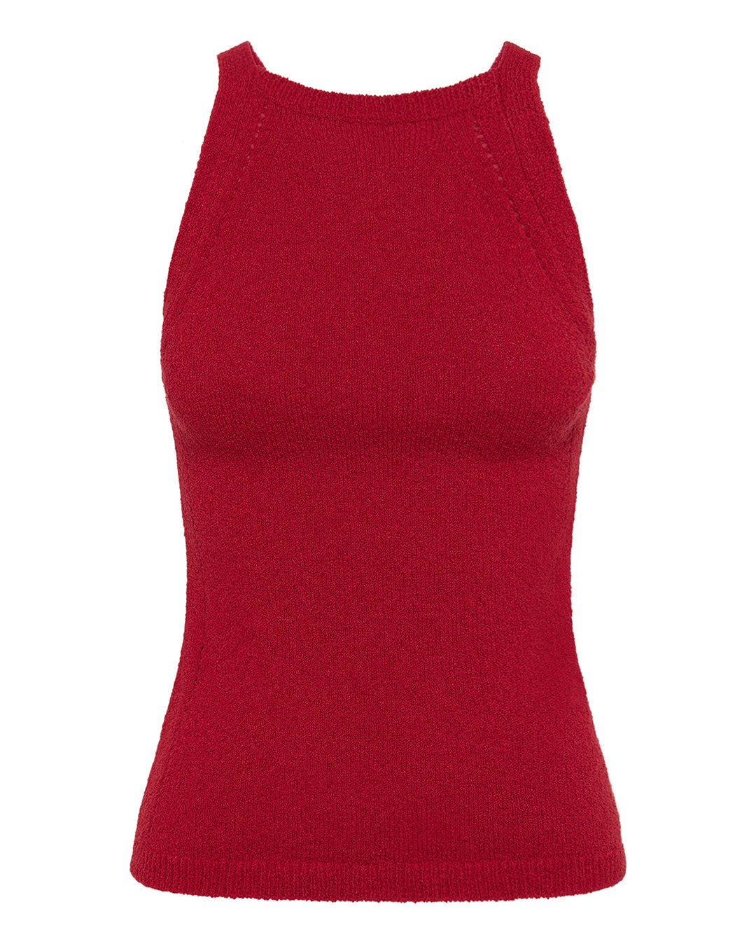 Kharis Knit Tank - Cherry - Nude Lucy