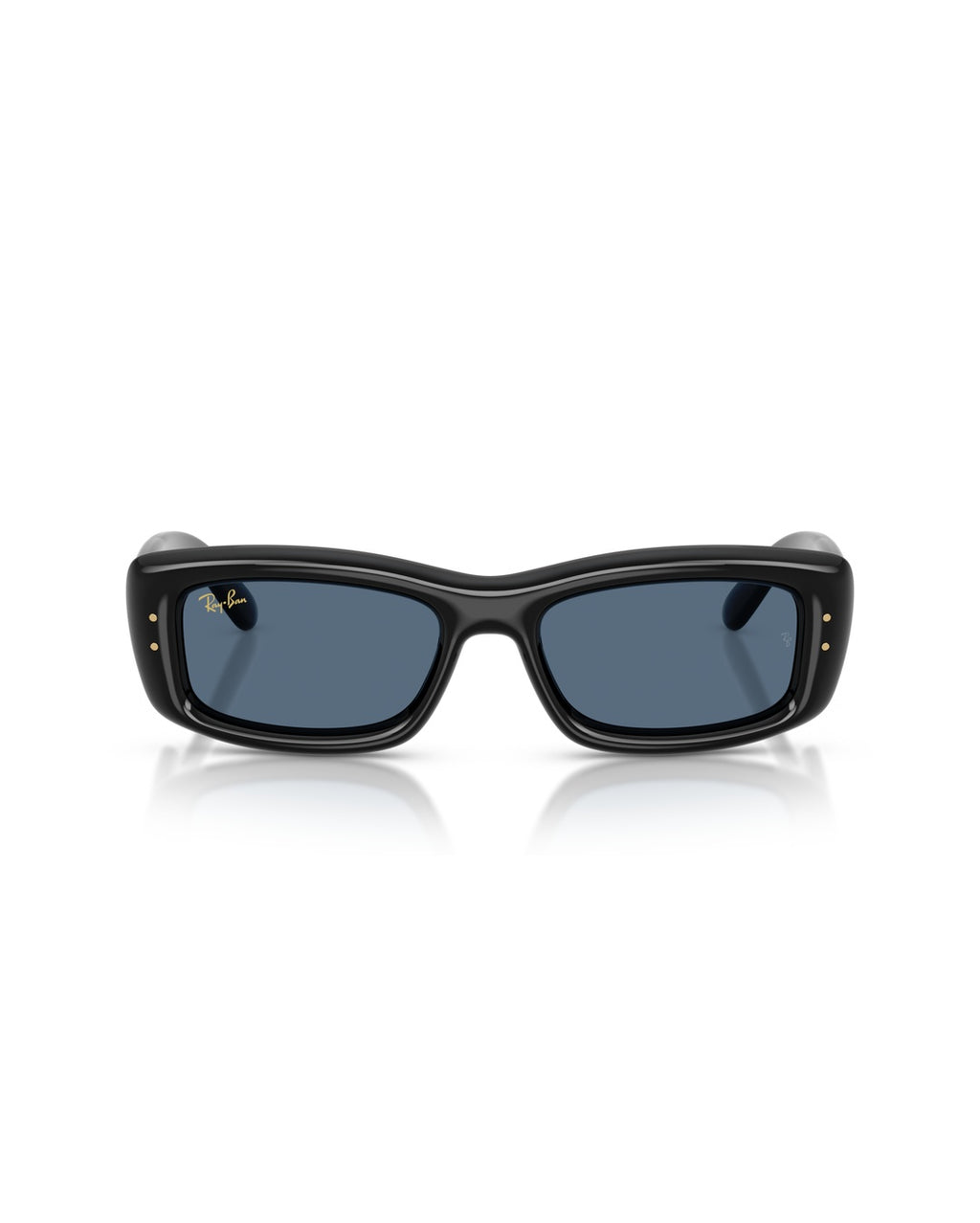 Kiliane Puffer Sunglasses - Black/Dark Blue - Ray-Ban