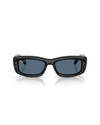 Kiliane Puffer Sunglasses - Black/Dark Blue - Ray-Ban