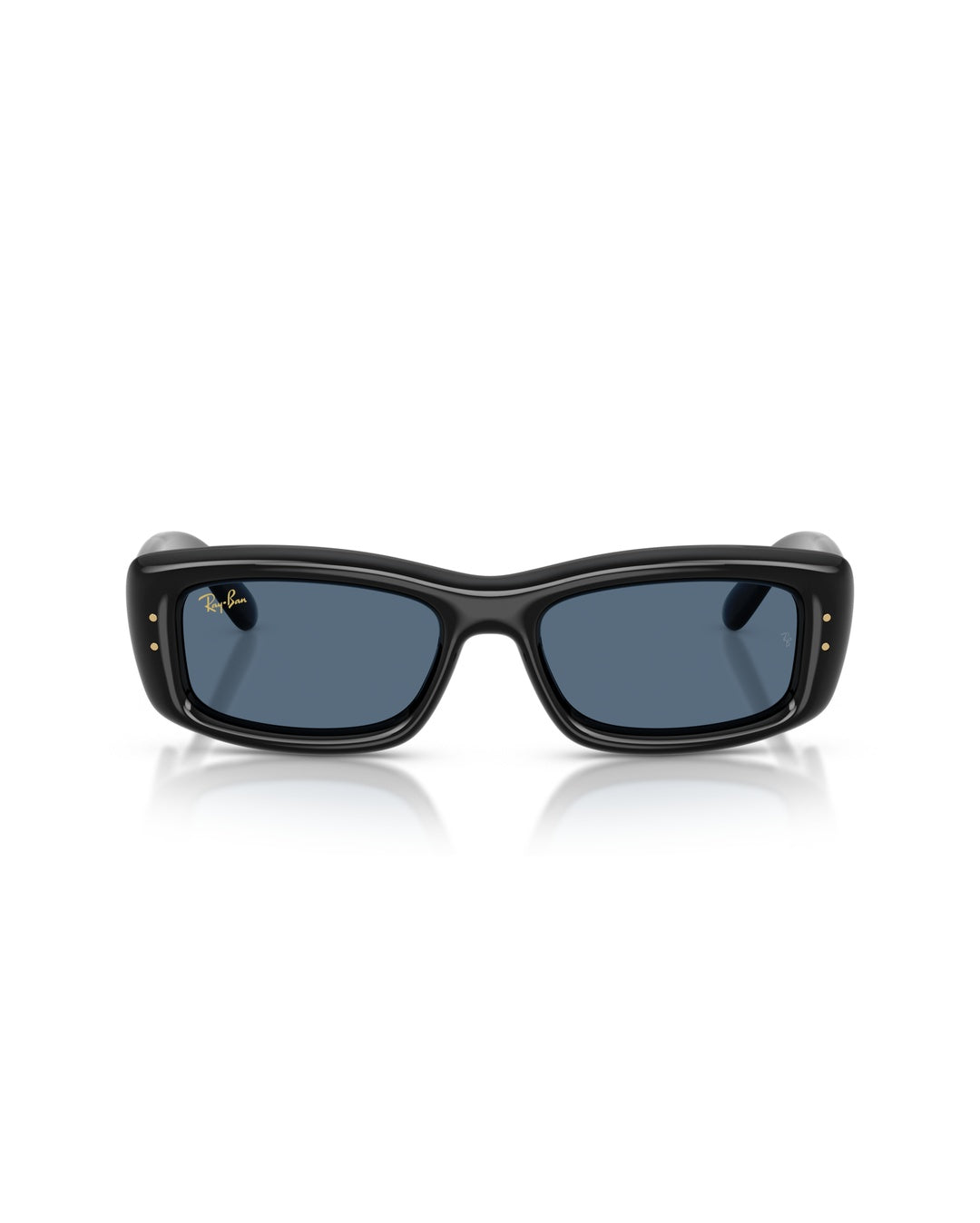 Kiliane Puffer Sunglasses - Black/Dark Blue - Ray-Ban