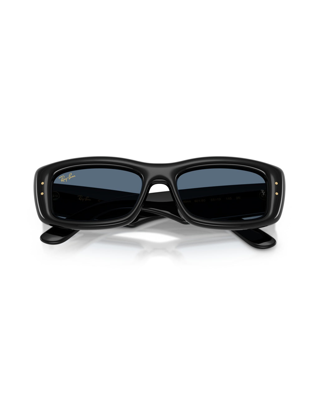 Kiliane Puffer Sunglasses - Black/Dark Blue - Ray-Ban