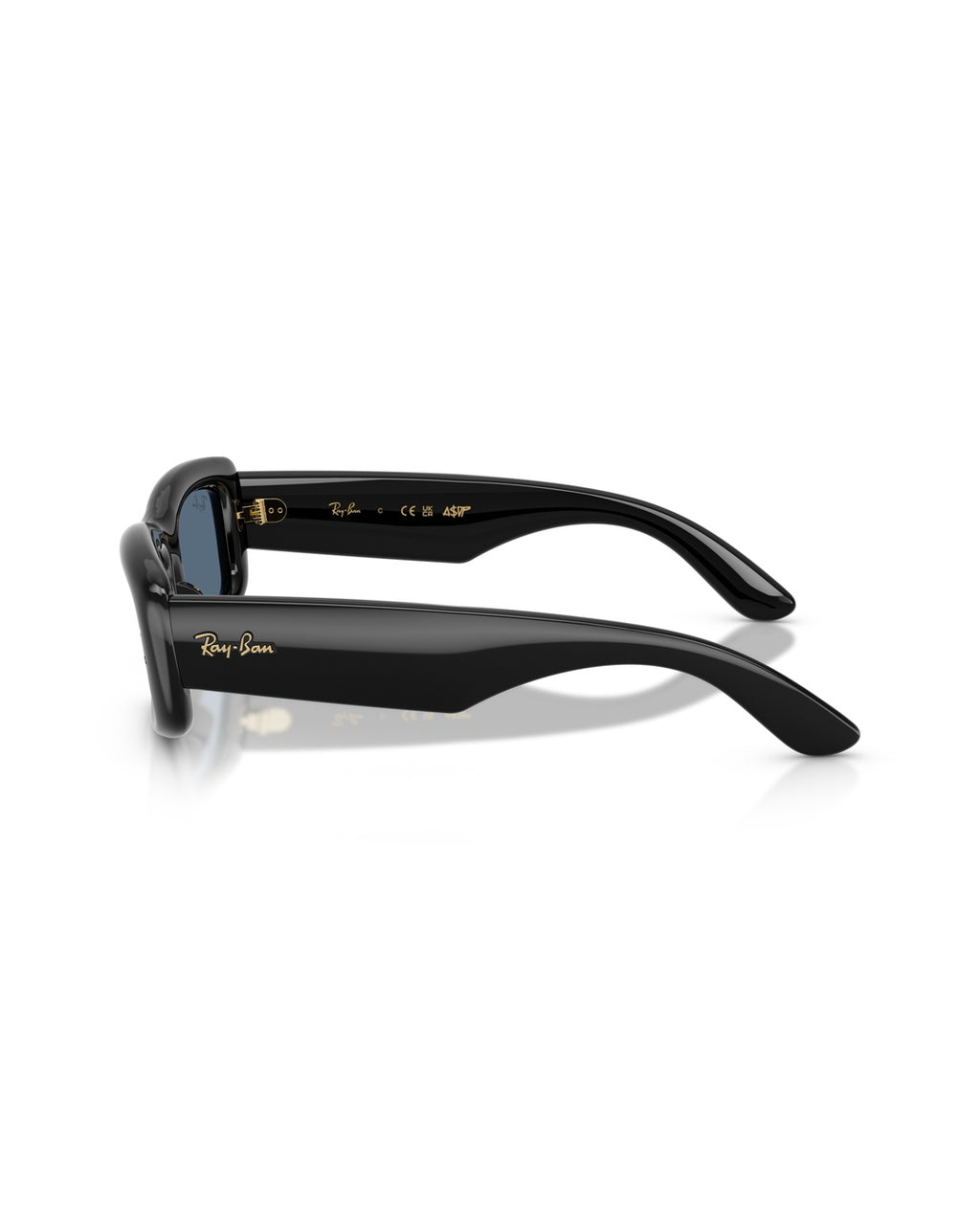 Kiliane Puffer Sunglasses - Black/Dark Blue - Ray-Ban