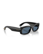 Kiliane Puffer Sunglasses - Black/Dark Blue - Ray-Ban