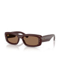 Kiliane Puffer Sunglasses - Transparent Dark Brown - Ray-Ban