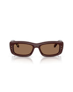 Kiliane Puffer Sunglasses - Transparent Dark Brown - Ray-Ban